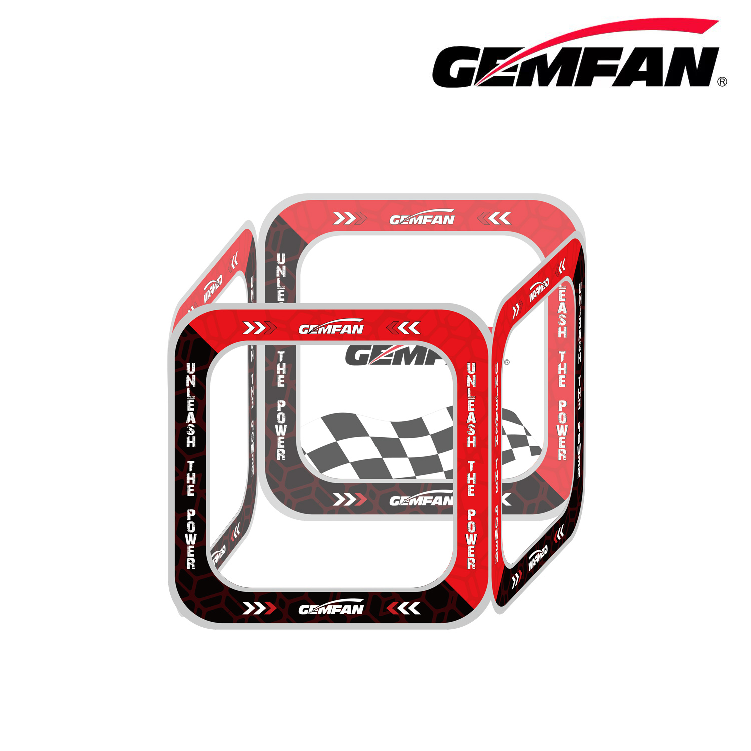 Drone Racing Flag - Gemfan AC-SM-6 FPV Racing Drone ประตูสะท้อนแสง